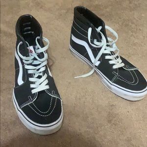 Black vans minor scuffing